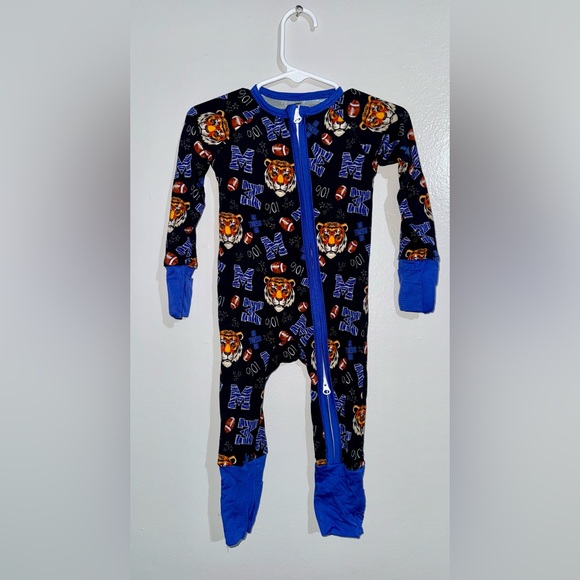 Football Bamboo Onesie - Picture 1 of 1
